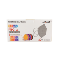Mascarilla FFP2 Certificada Color Gris, 20 unidades | Compra Online - Ítem