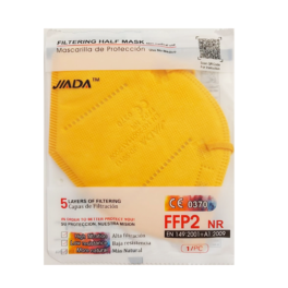 Mascarilla FFP2 Certificada Color Amarillo, 1 unidad | Farmaconfianza