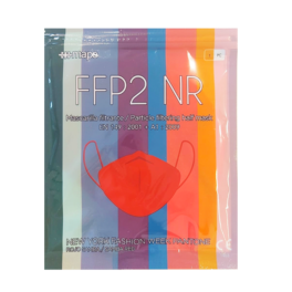 Mascarilla FFP2 NR Adulto Color Rojo, 1 unidad | Compra Online
