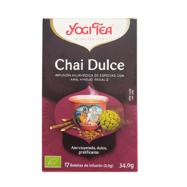 Yogi Tea Chai Dulce, 17 bolsitas de infusión | Compra Online