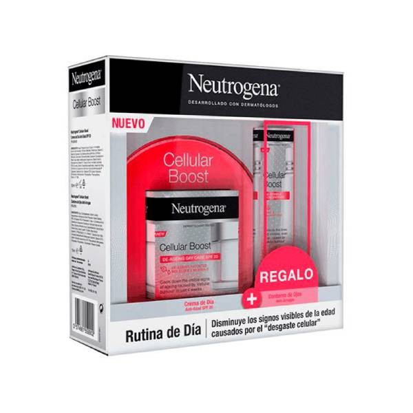Neutrogena Cofre Cellular Boost Crema de Noche Regeneradora, 50 ml + REGALO Contorno de Ojos, 15 ml