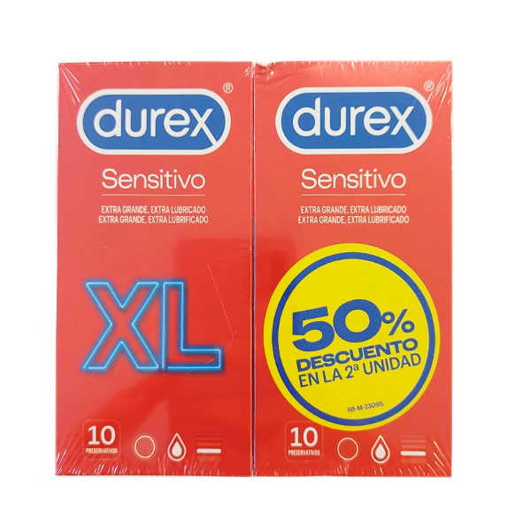 Protección y Comodidad sin Compromisos: Preservativos Durex Talla XL 2x12
