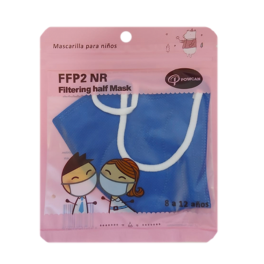 Powcan Mascarilla FFP2 Infantil Color Azul Oscuro, 1 unidad | Compra Online
