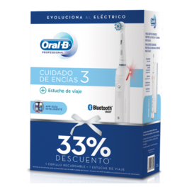 Oral-B Cepillo Eléctrico Pro 3 Bluet + Estuche Viaje | Compra Online