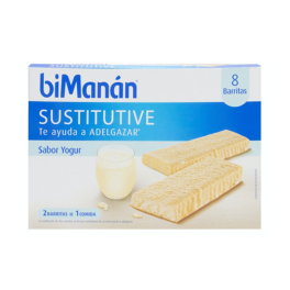 biManán Sustitutive Barritas Yogur 8 unidades | Compra Online