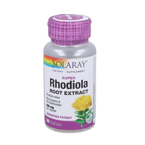 Solaray Súper Rodhiola 500 mg, 60 cápsulas | Compra Online