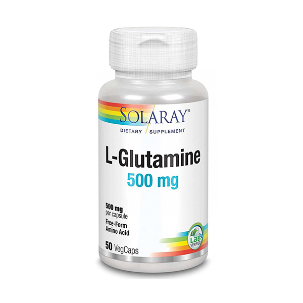 Solaray L-Glutamine 500 mg 50 cápsulas | Compra Online