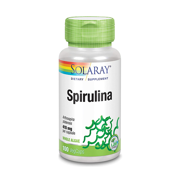 Solaray Spirulina 410 mg 100 cápsulas | Compra Online
