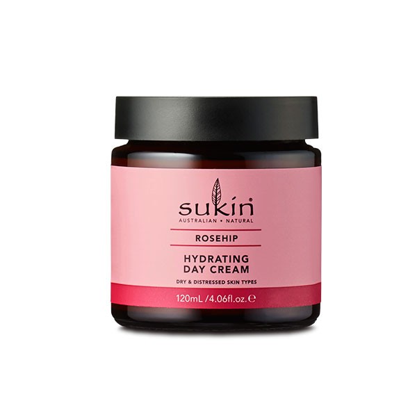 Sukin Rosehip Crema Hidratante de día, 120 ml | Cosmética Natural en Farmaconfianza