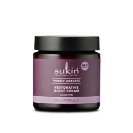 Sukin Purely Ageless Crema Restauradora de Noche, 120 ml | Cosmética Natural en Farmaconfianza