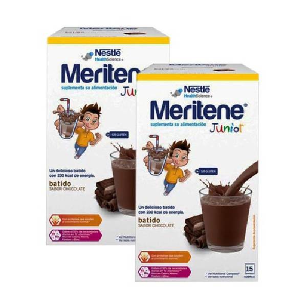 Meritene Junior Choco DUPLO 2x 15 Sobres x 30 g
