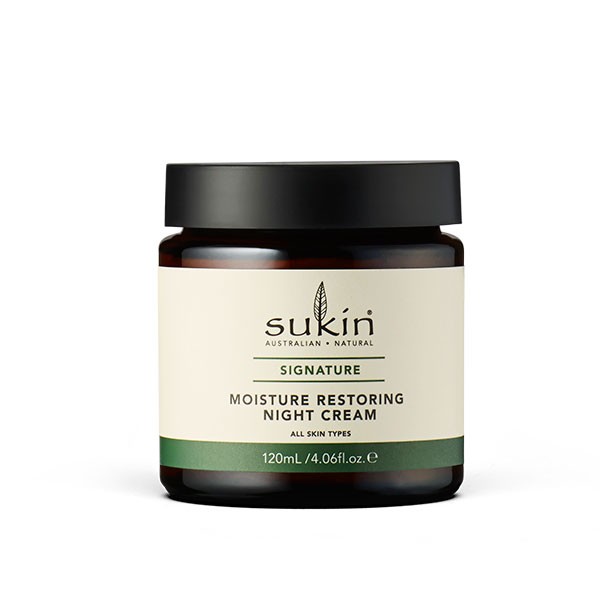 Sukin Signature Crema de Noche Restauradora, 120 ml | Cosmética Natural en Farmaconfianza