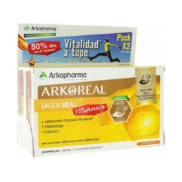 Arkoreal Jalea Real Vitalidad Duplo 2 x 20 ampollas | Compra Online