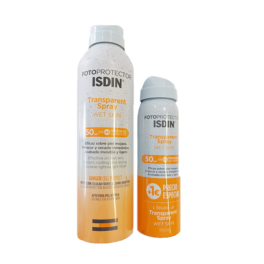 Isdin Fotoprotector Spray Transparente SPF50 250 ml + Spray Transparente SPF50 100 ml | Farmaconfianza