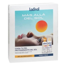 Ladival Family Pack Solar Spray Infantil Piel Atópica 200 ml + Piel Sensible, 150 ml
