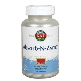 Solaray Absorb-N-Zyme 90 Comprimidos | Compra Online