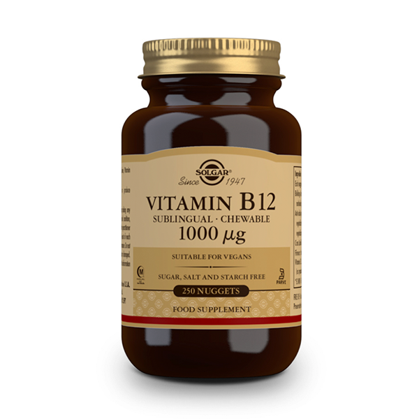 Solgar Vitamina B12 1000 mg 250 comprimidos | Compra Online