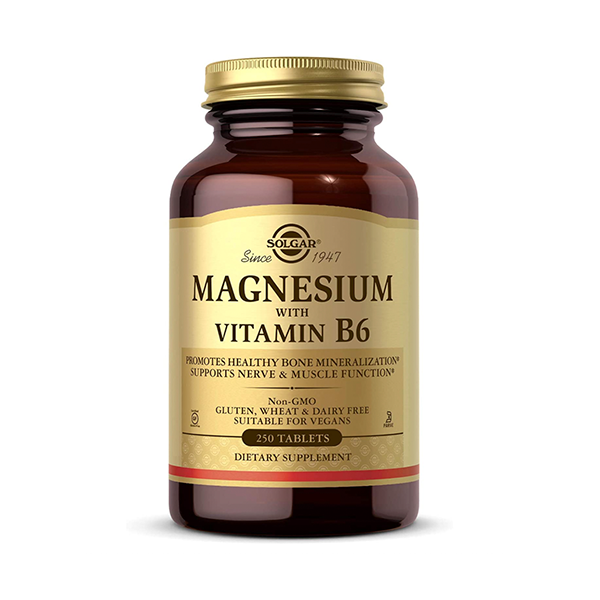 Solgar Magnesio + Vitamina B6, 250 comprimidos | Farmaconfianza