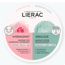 Lierac Masque Dúo Hydragenist/Sebologie 2 x 6 ml | Compra Online
