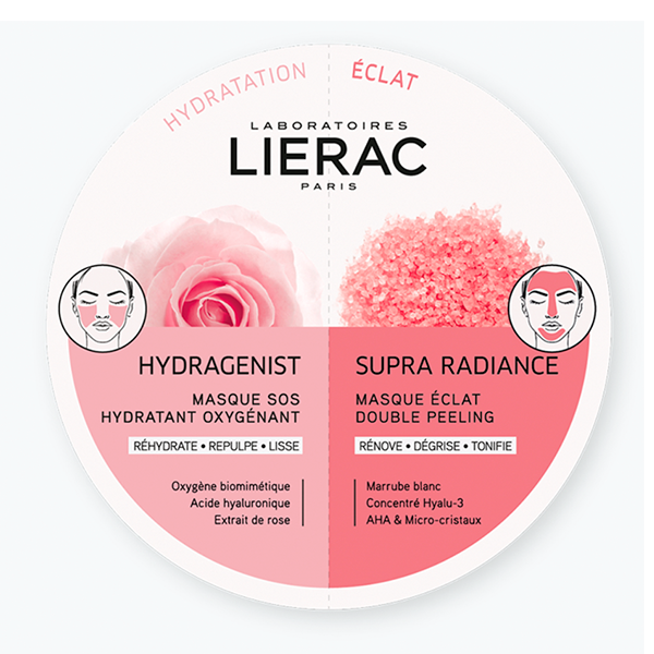 Lierac Masque Dúo Hydragenist/Supraradiance 2 x 6 ml | Compra Online