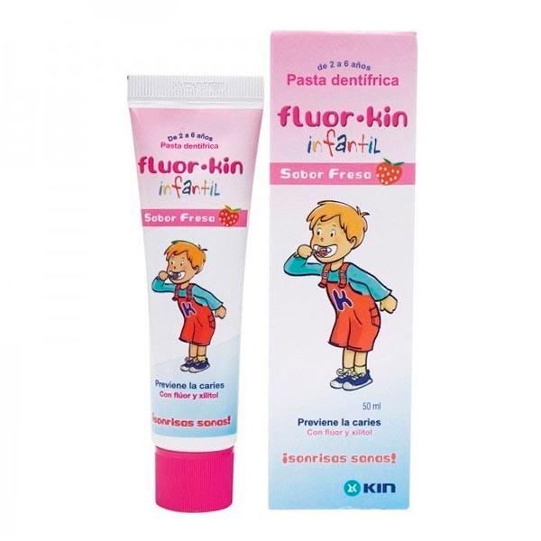 Fluor·Kin Infantil pasta dentífrica, 75ml ! Farmaconfianza