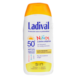 Ladival Niños Fotoprotector Leche Hidratante SPF50+, 50 ml