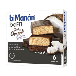 Bimanán Befit Barrita Sabor Chocolate Coco, 6 unidades | Compra Online