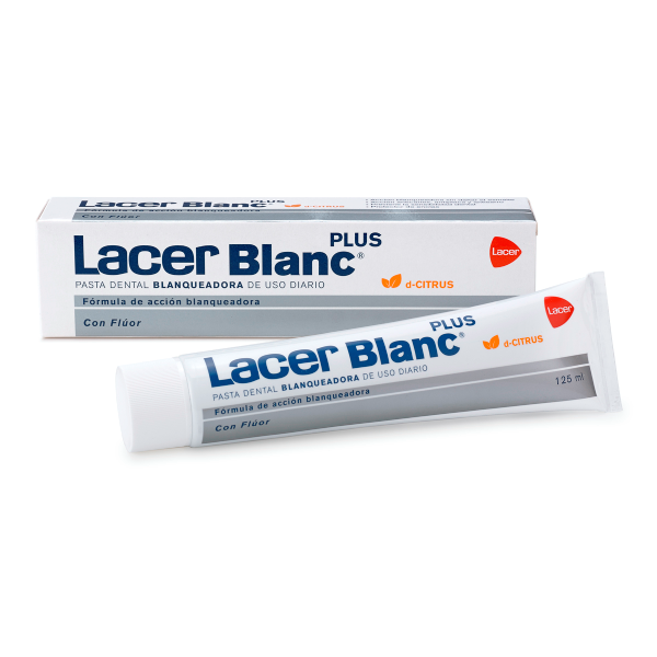 LacerBlanc Plus Pasta Dental Blanqueadora d-Citrus, 125 ml