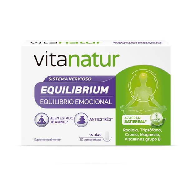 Vitanatur Equilibrium para el Equilibrio Emocional, 30 comprimidos