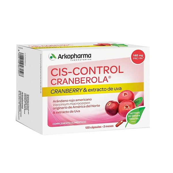 Arkopharma Ciscontrol Cranberola, 120 cápsulas | Compra Online
