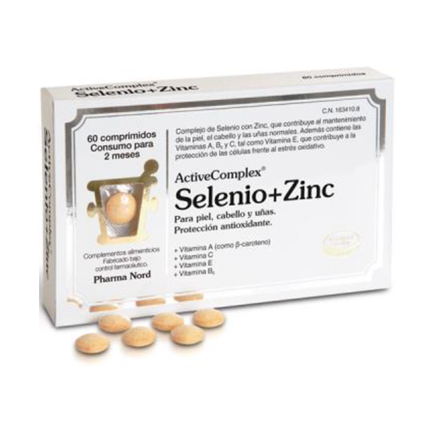  Pharma Nord Activecomplex Selenio y Zinc 60 comprimidos | Compra Online