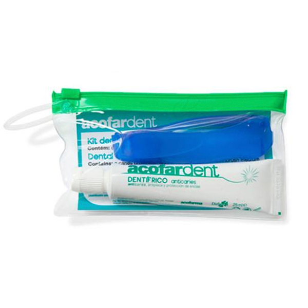 Acofardent Kit de Viaje Dentífrico Anticaries 25 ml + Cepillo Dental | Compra Online