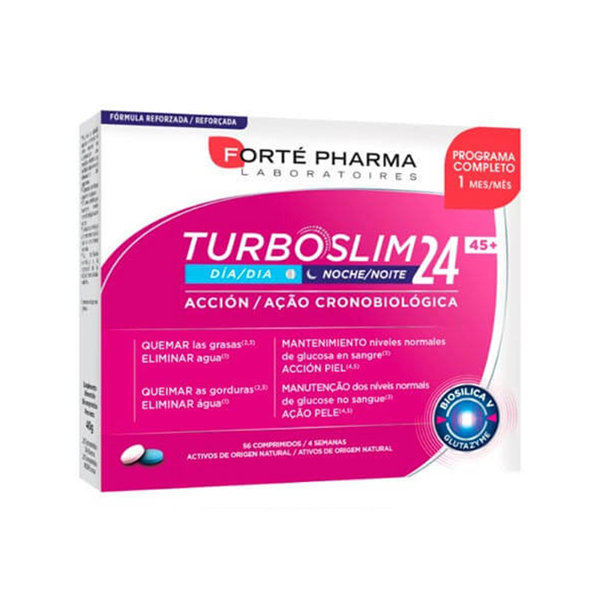 Forte Pharma Turboslim Cronoactive Forte +45 Perder Peso 56 comprimidos | Compra Online