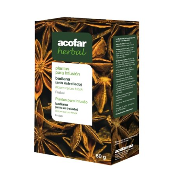 Acofar Herbal Badiana Frutos, 60 g | Compra Online