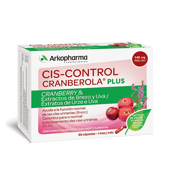 Arkopharma Ciscontrol Cranberola Plus, 60 cápsulas | Compra Online