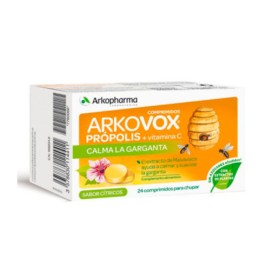 Arkovox Própolis + Vitamina C sabor cítricos, 24 comprimidos ! Farmaconfianza
