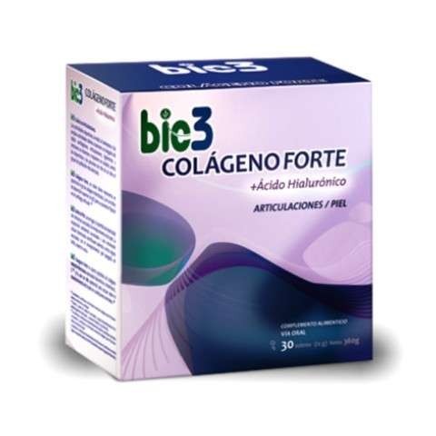 Bio3 Colágeno Forte más Hialurónico, 30 Sobres