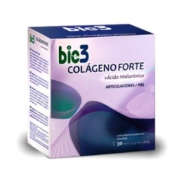 Bio3 Colágeno Forte más Hialurónico, 30 Sobres