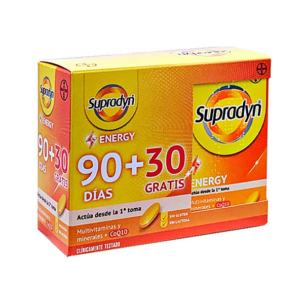 Supradyn Activo, 90 comprimidos + 30 de REGALO ! Farmaconfianza