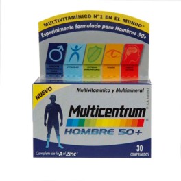 Multicentrum Hombre 50+, 30 comprimidos ! Farmaconfianza