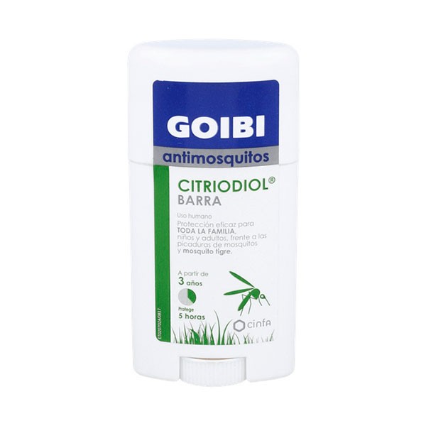 GOIBI Citrodiol Barra Antimosquitos Ingredientes Naturales, 50 ml