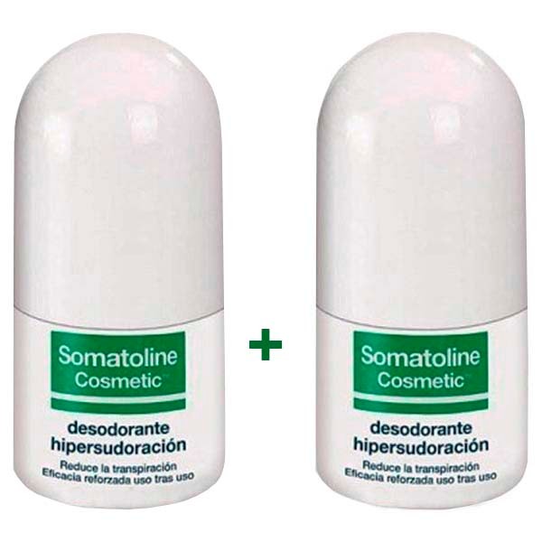 Somatoline Cosmetic Desodorante Hipersudoración Roll-on, 2x30 ml ! Farmaconfianza