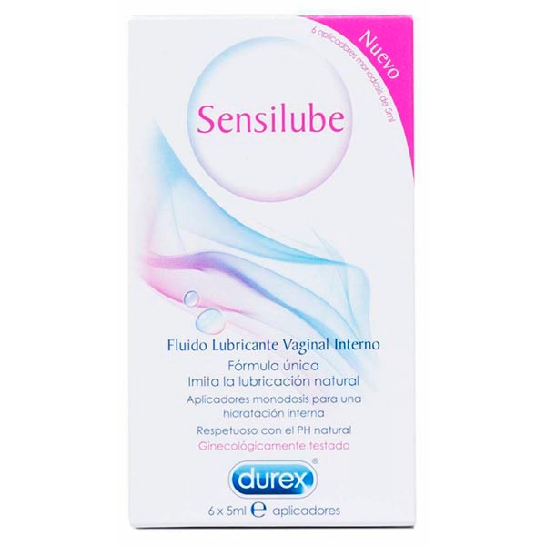 Durex Sensilube Fluido Lubricante Vaginal Interno, 6x5ml | Farmaconfianza