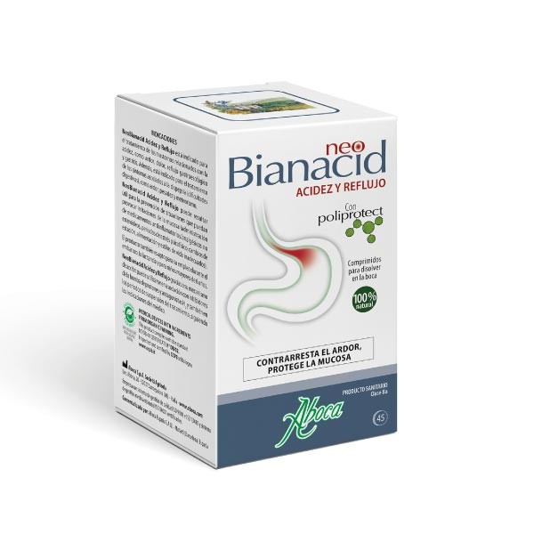 Aboca BioAnacid (nueva fórmula, Aboca Neo Bianacid), 45 comprimidos