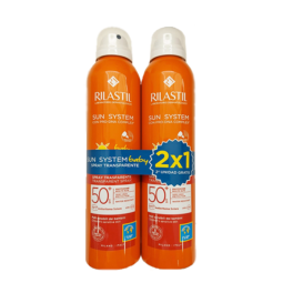 Rilastil DUPLO Sun System Baby Spray Transparente SPF50+, 2 x 200 ml | Compra Online