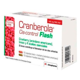 Arkopharma Cranberola Flash, 20 cápsulas ! Farmaconfianza