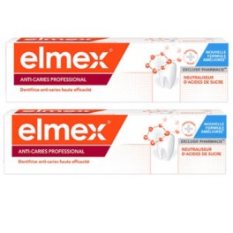 Elmex Dentífrico Anticaries Profesional, Duplo 2x75 ml | Compra Online