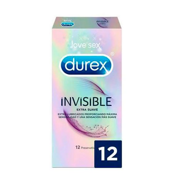 Durex Invisible Extra Fino Extra Sensitivo, 12 preservativos | Compra Online