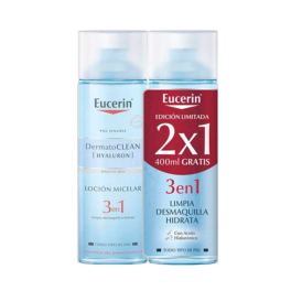 Eucerin Dermatoclean 3 en 1 Solución Micelar Limpiadora Duplo 2 x 400 ml | Compra Online