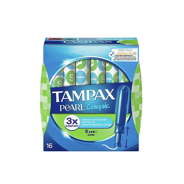 Tampax Pearl Compak Super, 16 unidades | Farmaconfianza